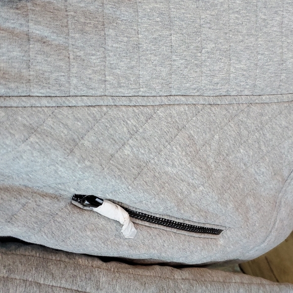 Blank NYC NWT gray oversided puffy moto jacket M - Picture 3 of 14